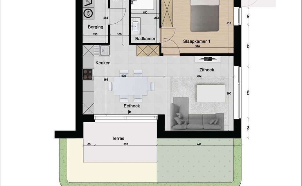 Appartement te koop in Alken