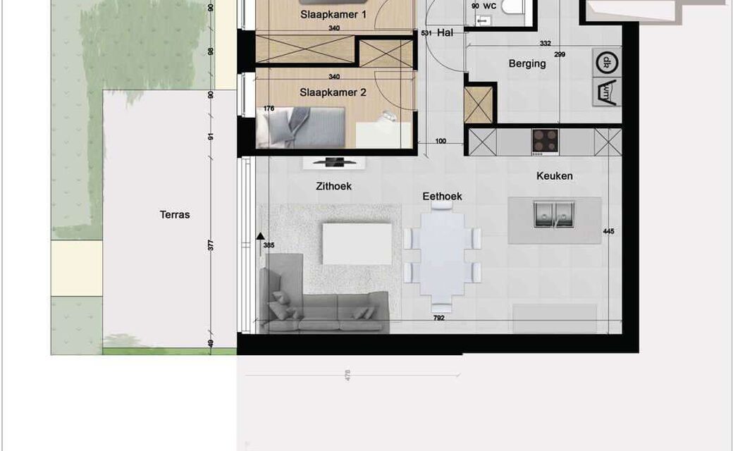 Appartement te koop in Alken