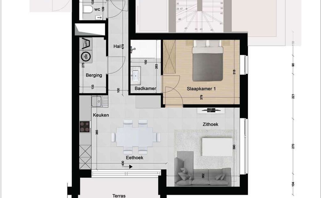 Appartement te koop in Alken