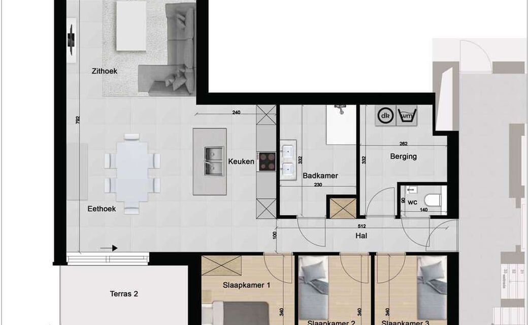Appartement te koop in Alken
