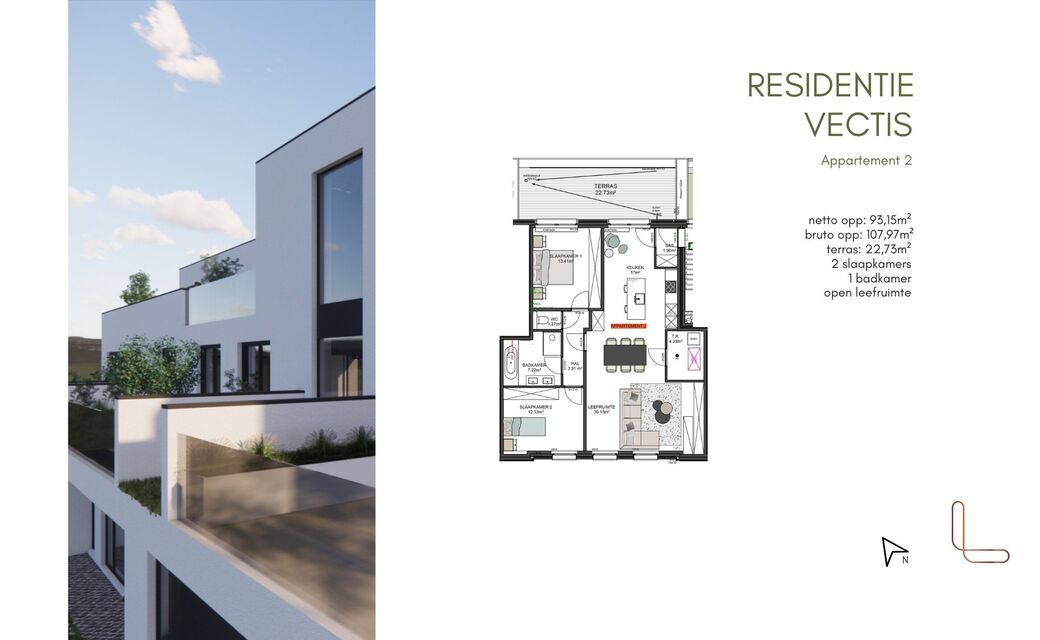 Appartement te koop in Halen