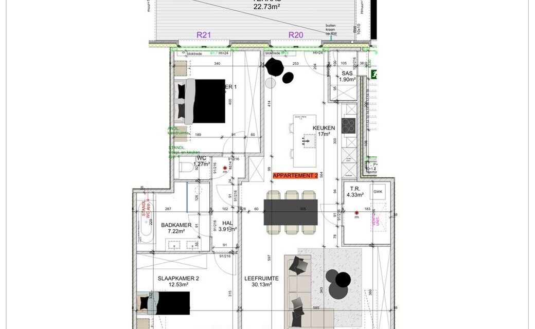 Appartement te koop in Halen