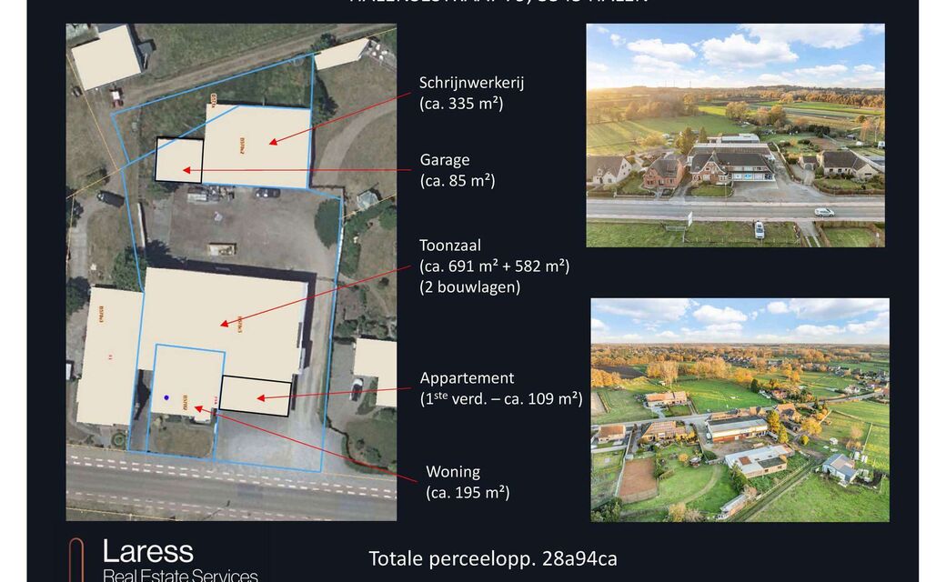 Gebouw voor gemengd gebruik te koop in Halen